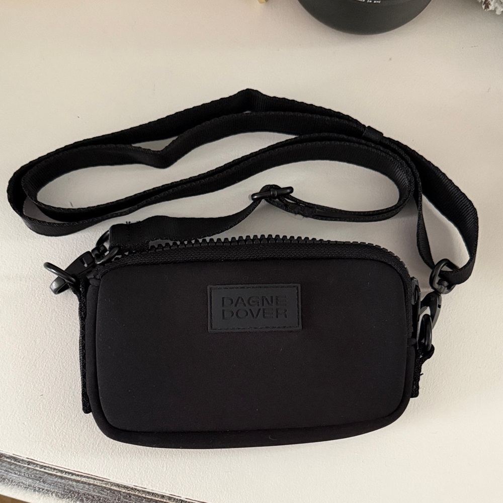 Dagne Dover Black Belt Bag